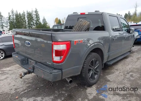 2021 Ford F-150 Lariat from USA, damaged, VIN 1FTFW1E87MFC81486
